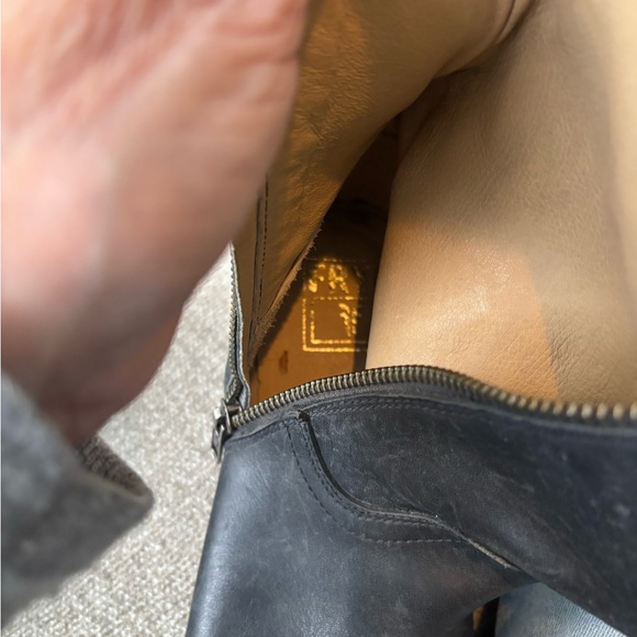 ✨FRYE Jamie Ring Tall Western Boots Stonewashed Distressed Black Women’s NWT - Picture 14 of 14